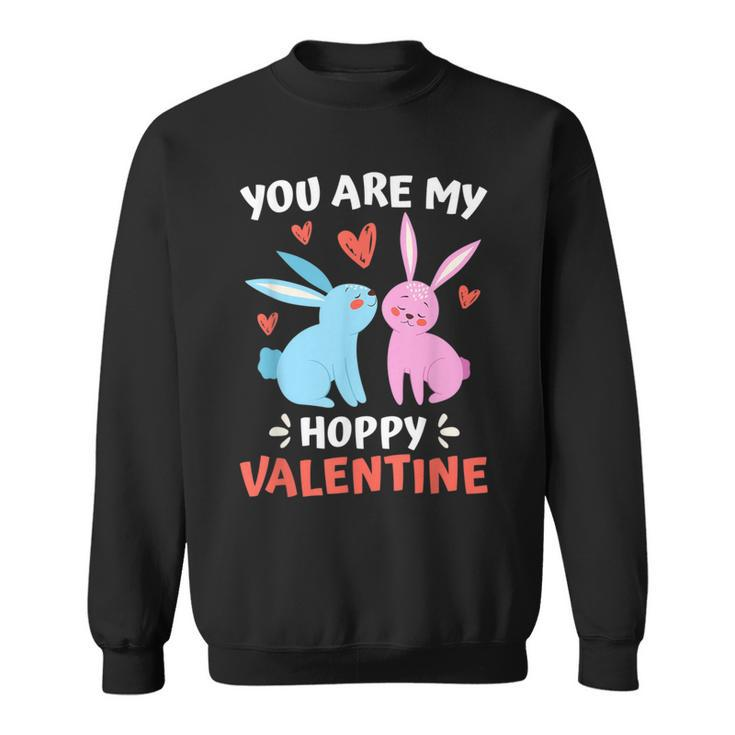 Hoppel Rabbit Ich Liebe Mein Hasen Valentine's Day Sweatshirt