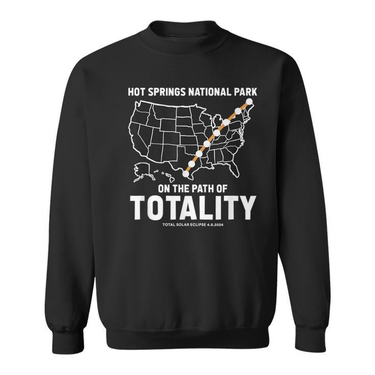 Hot Springs National Park On The Path Of Totality Eclipse Sweatshirt