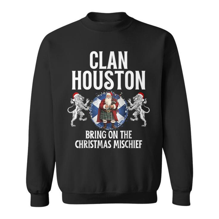 Houston Clan Christmas Scottish Family Name Party Sweatshirt