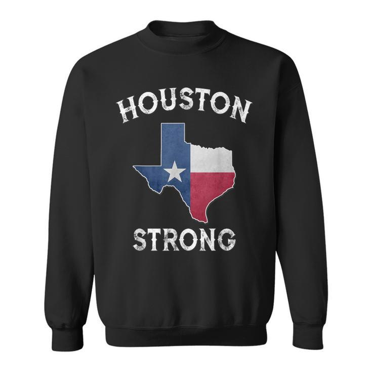Houston Strong State Of Texas Flag Sweatshirt