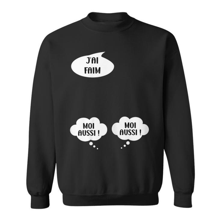 T-Shirt De Maternité Manches Longues Q.KIM - Motif Humoristique, Élastique, Conférable Grossesse