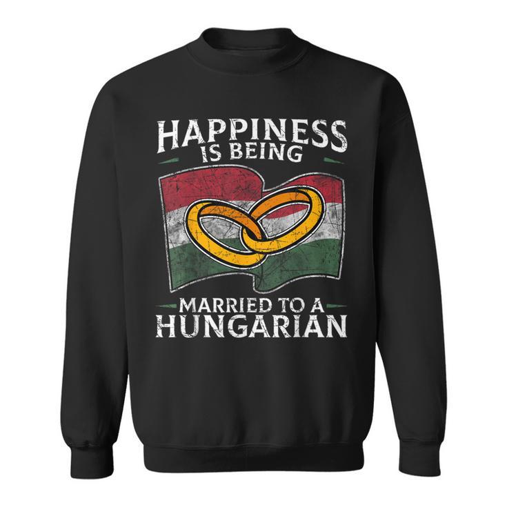 Hungarian Marriage Hungary Married Heritage Flag Culture Sweatshirt