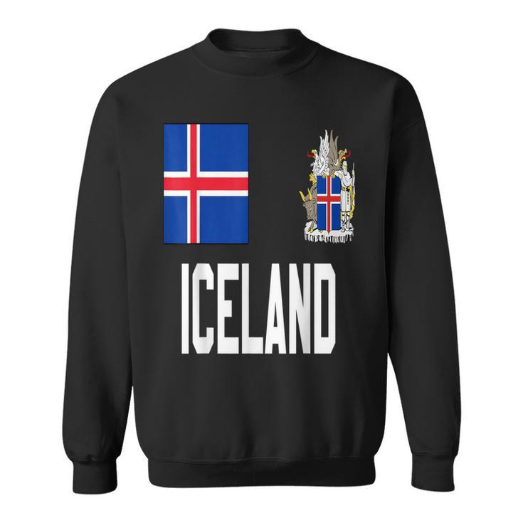 Iceland Flag Hat Helmet Viking Sweatshirt
