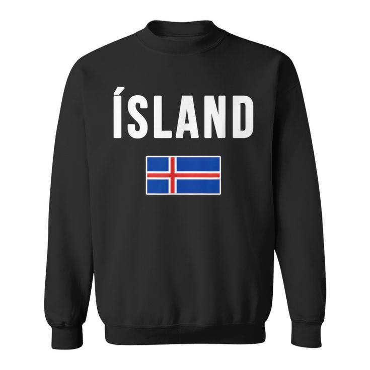 Iceland Icelandic Flag Reykjavik Travel Souvenir Love Viking Sweatshirt