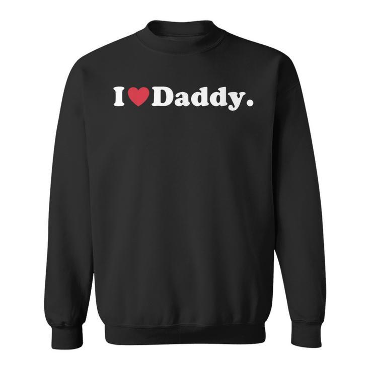 Ich Rotes Herz Papa Ich Liebe Papa Sweatshirt