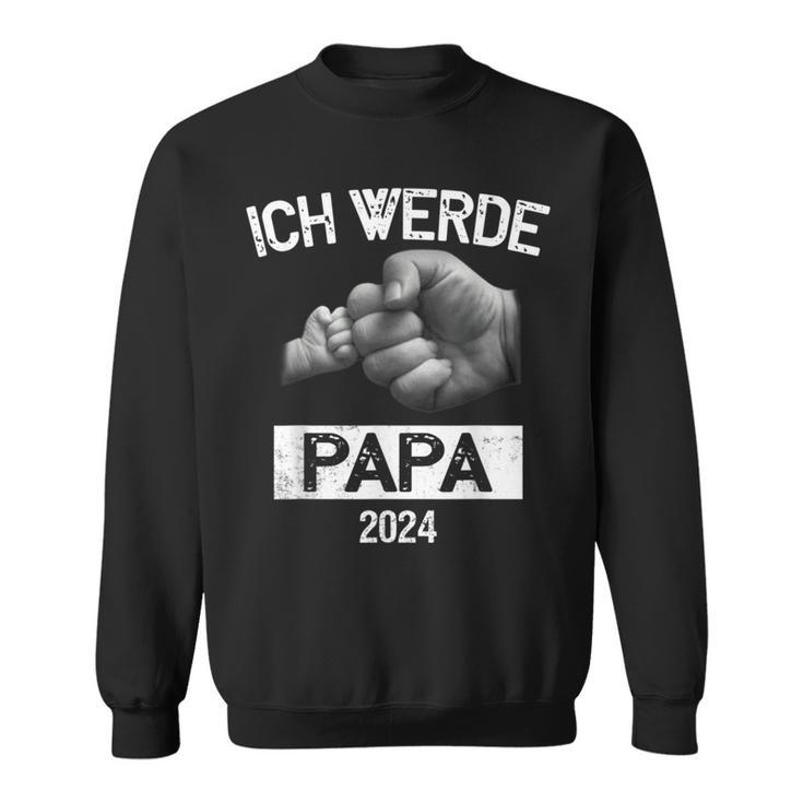 Ich Werde Papa 2024 Ich Werde Baldater Sweatshirt