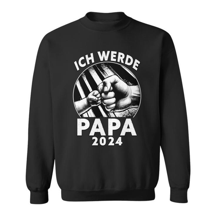 Ich Werde Papa 2024Atertag Ich Werde Baldater Sweatshirt