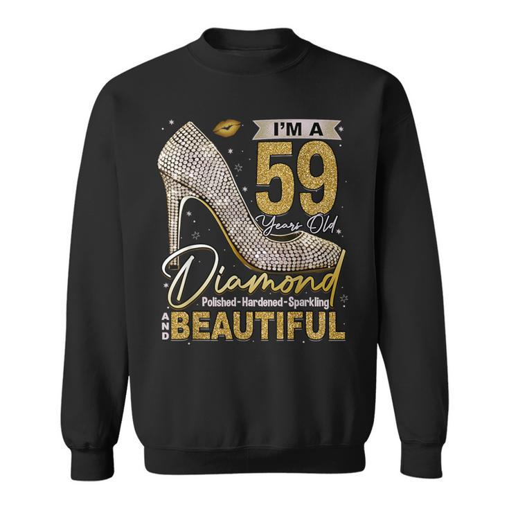 I'm A 59 Years Old Diamond 59 And Fabulous 59Th Birthday Sweatshirt
