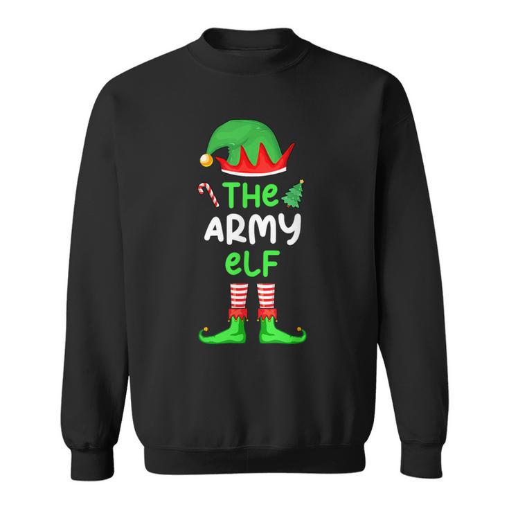 I'm The Army Elf Christmas Family Matching Pajama Sweatshirt