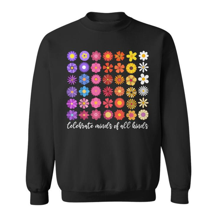 Inclusion Celebrate Minds Of All Kinds Autism Awareness Sweatshirt