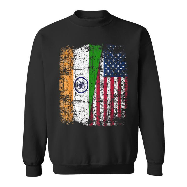 India Usa Flag Indian American Sweatshirt