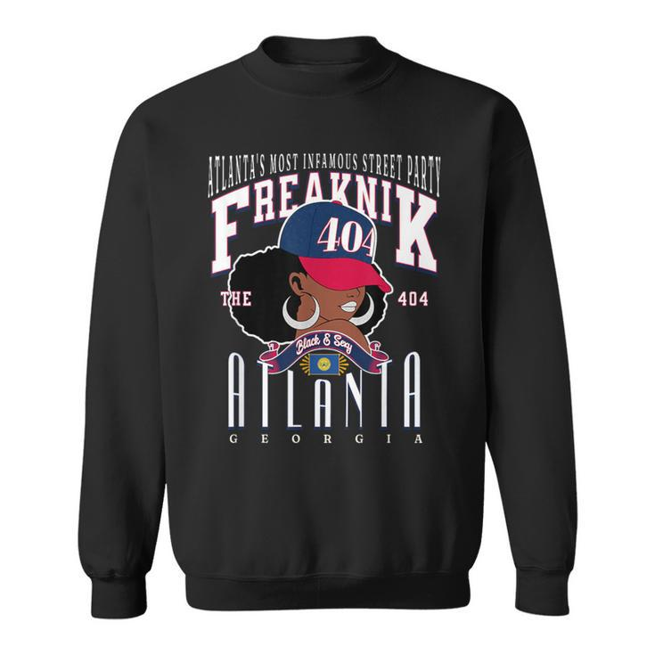 The Infamous Freaknik 404 Area Code Atlanta Ga Urban Music Sweatshirt