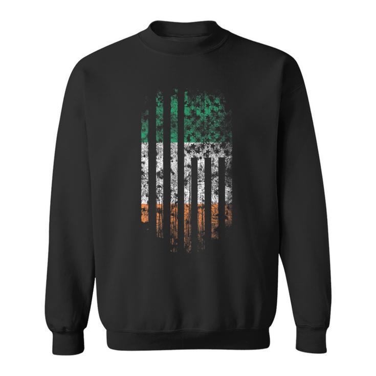 Irish American Flag Ireland Saint Patrick's Day Sweatshirt