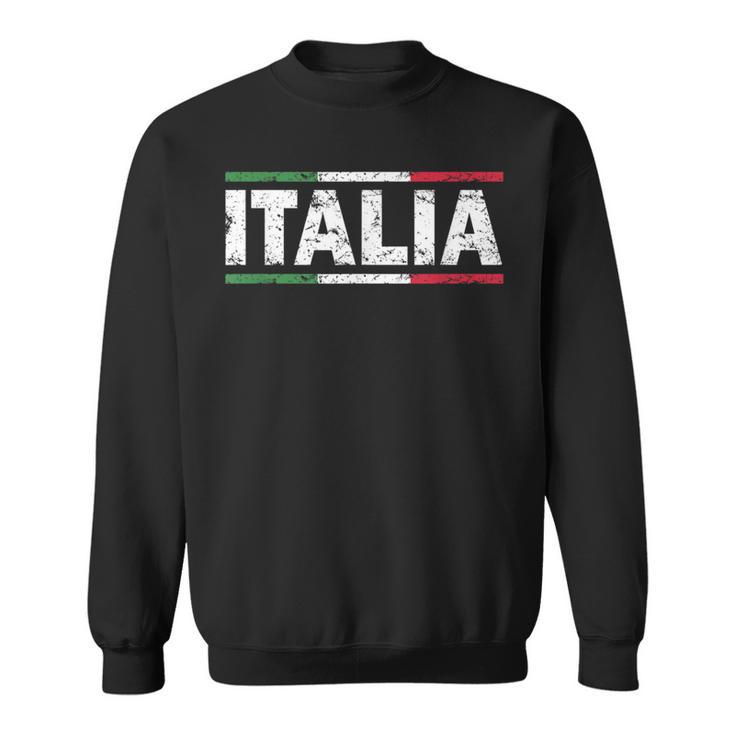 Italia Nationalflagge Italy Urlaub Italienische Familie Sweatshirt