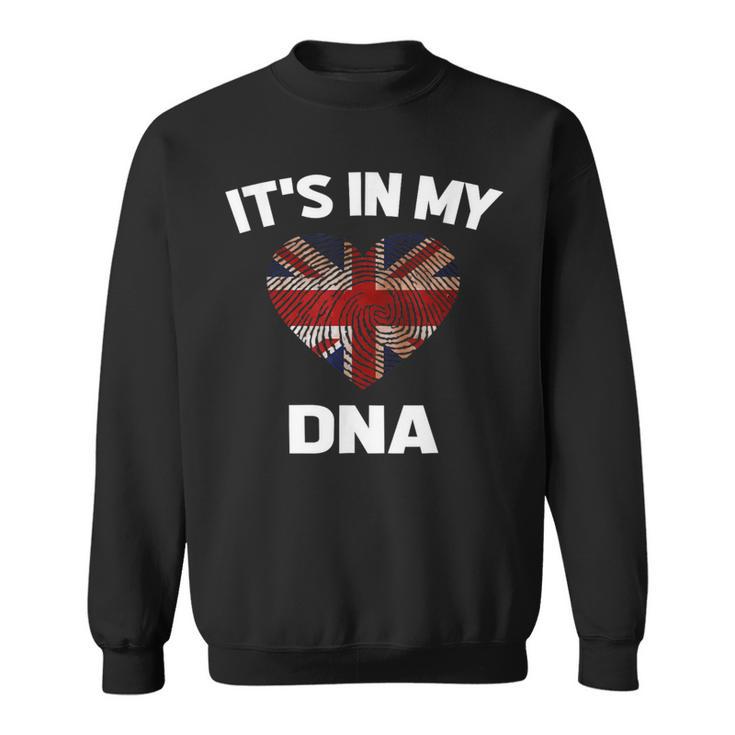 It's In My Dna British Flag Union Jack Britain Uk Sweatshirt