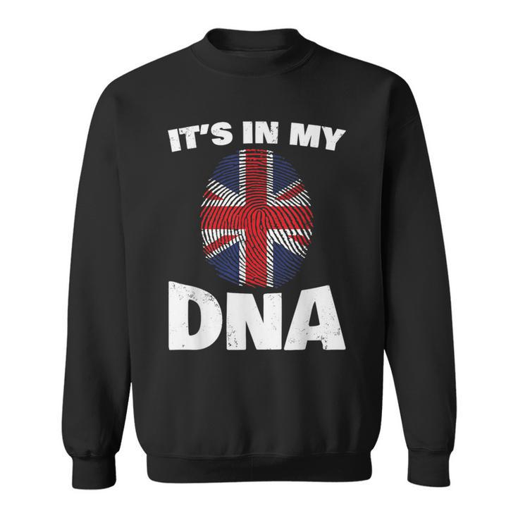 It's My Dna Uk Union Jack United Kingdom England Sweatshirt