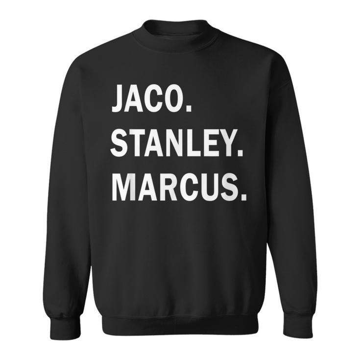 Jaco Stanley Marcus Jazz Guitar Gods Musician Sweatshirt