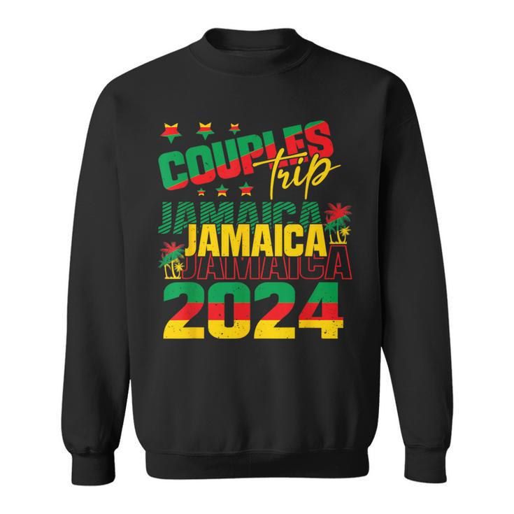 Jamaica Couples Trip Anniversary Vacation 2024 Caribbean Sweatshirt