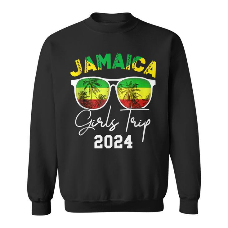 Jamaica Girls Trip 2024 Summer Vacation Jamaican Flag Sweatshirt