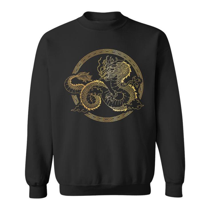 Japanese Tokyo Dragon Asian Tattoo Inspired Retro 80’S Style Sweatshirt