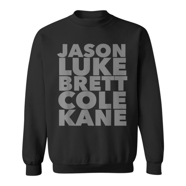 Jason Luke Cole Brett Kane Country Music S Sweatshirt