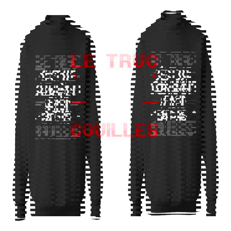 Je M'en Bats Les Cuoilles Cadeau Humoristique Sweater e