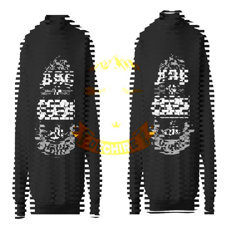 Je Suis Un Coach Qui Déchire Idée Original Drôle Sweater e