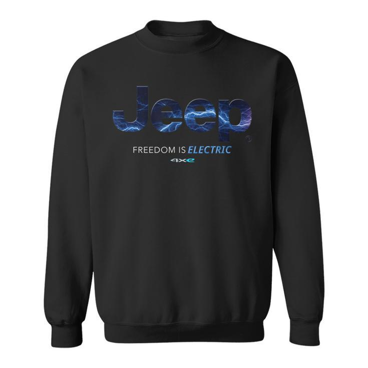 Jeep Lightning Freedom Is Electric 4Xe Logo Sweatshirt