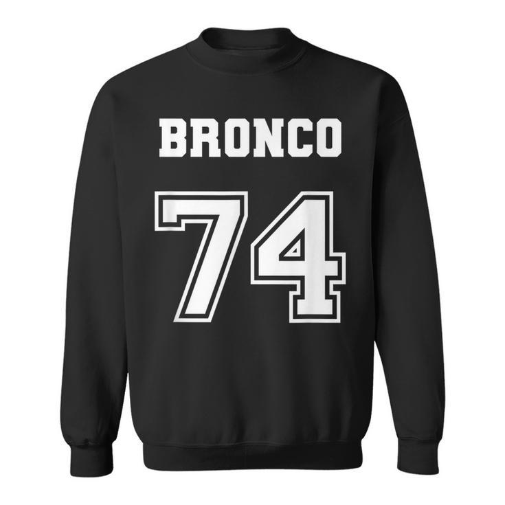 Jersey Style Bronco 74 1974 Old School Suv 4X4 Offroad Truck Sweatshirt