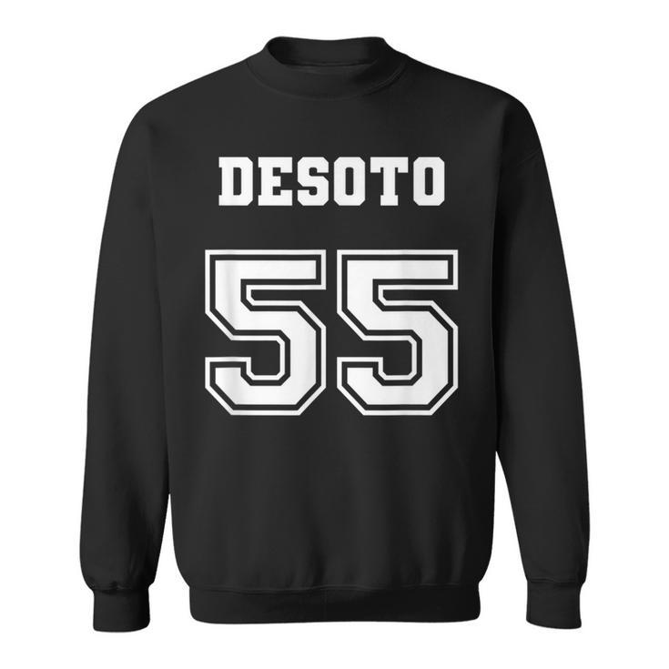 Jersey Style Desoto De Soto 55 1955 Antique Classic Car Sweatshirt