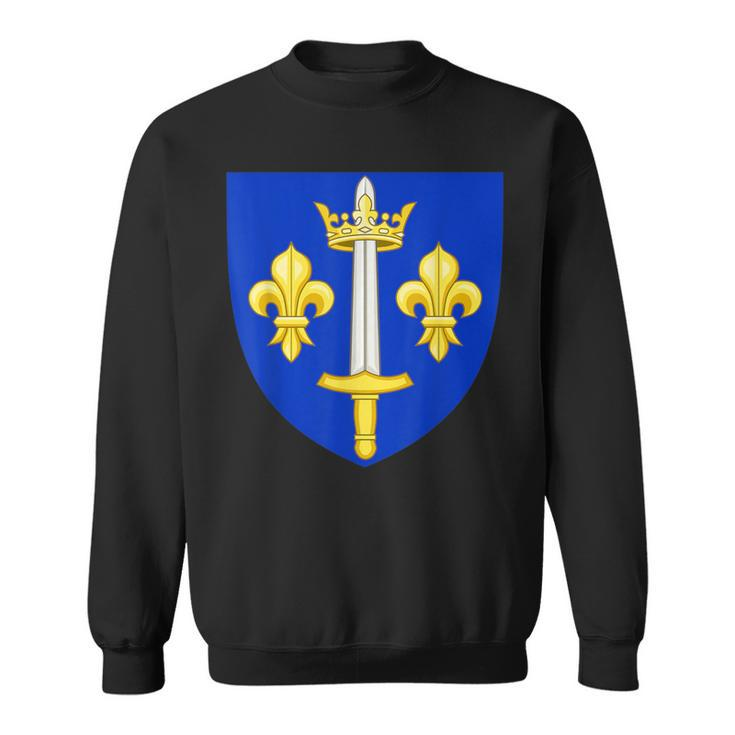Joan Of Arc Coat Of Arms History Christianity Sweatshirt