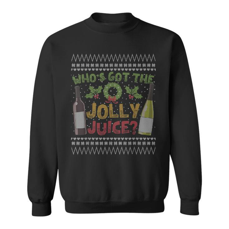 Jolly Juice Christmas Ugly Drinking Sweatshirt