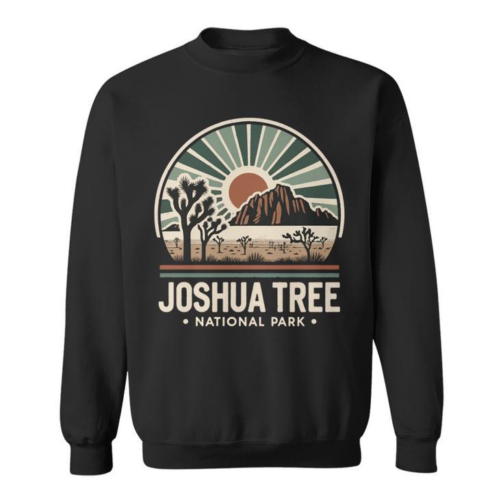 Joshua Tree National Park Retro Vintage Hike Camping Outdoor Sweatshirt