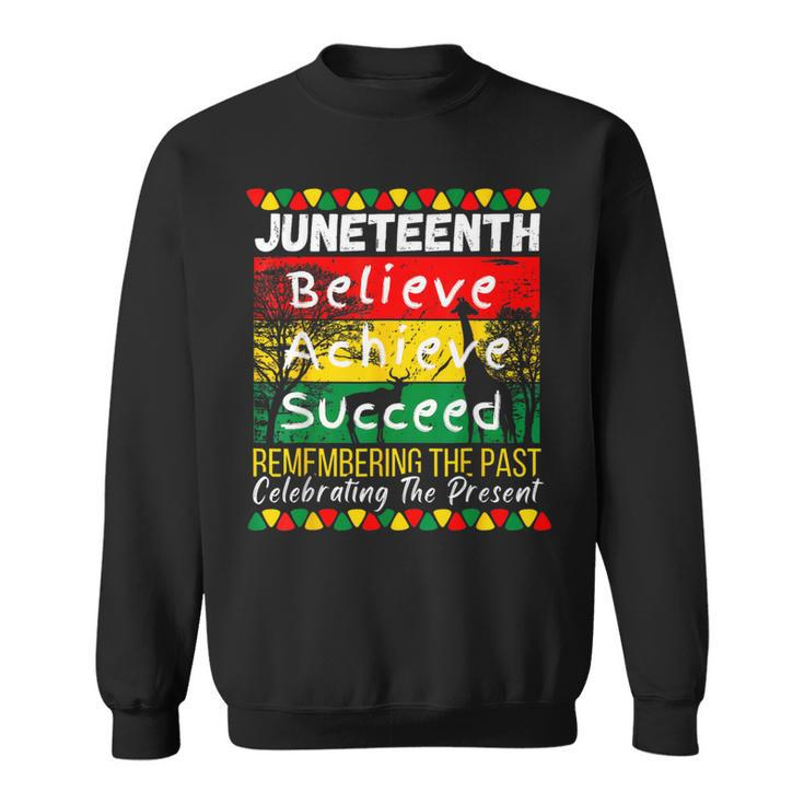 Junenth Is My Independence Day Black Pride Melanin Sweatshirt