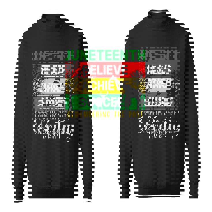 Junenth Is My Independence Day Black Pride Melanin Sweatshirt