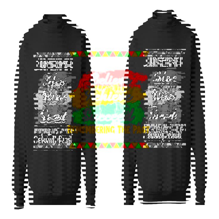 Junenth Is My Independence Day Black Pride Sweatshirt