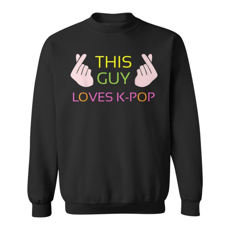 K-Pop This Guy Loves Kpop Cute Korean Music Sweatshirt