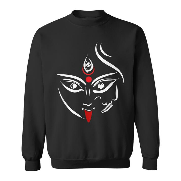Kali Goddess Deity Indian India Hindu Yoga Puja Kali Sweatshirt