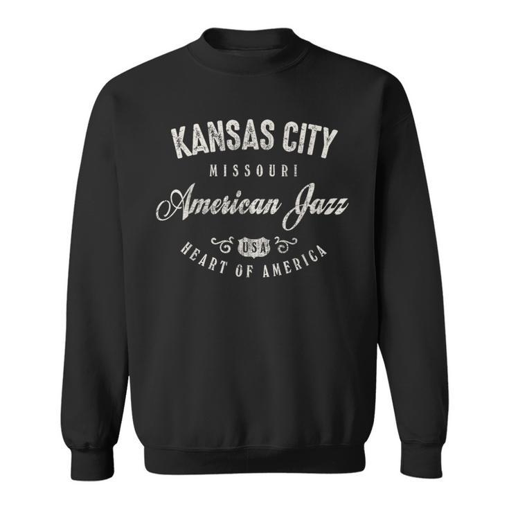 Kansas City Missouri American Jazz Vintage Sweatshirt