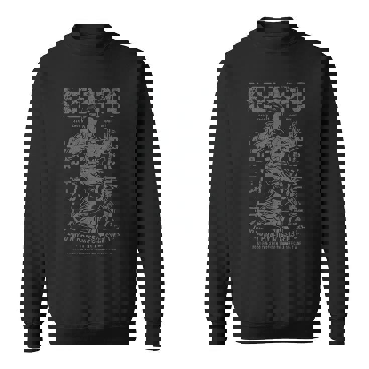 Kenpo Karate Artes Marcialesintage Estilo Retro Arte Desgastado Camisa de entrenamiento