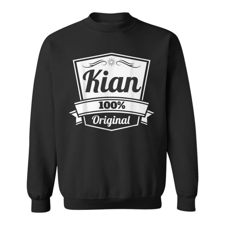 Kian Kian Name Personalised Sweatshirt