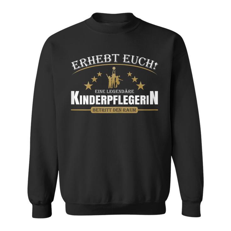 Kinderpflegerin Prüfung Kinderpflege Ausbildung Beruf Sweatshirt