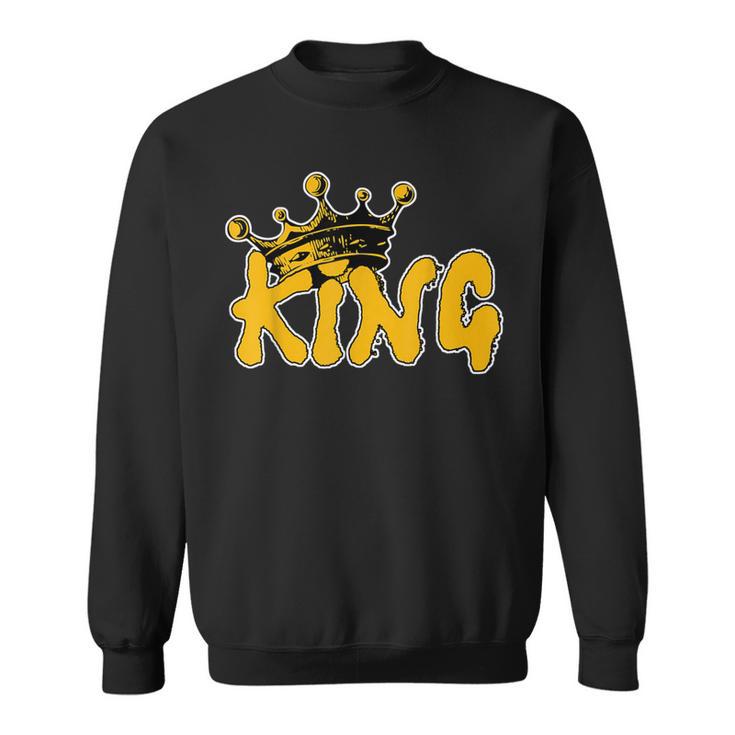 King Crown Gold Graffiti Sweatshirt