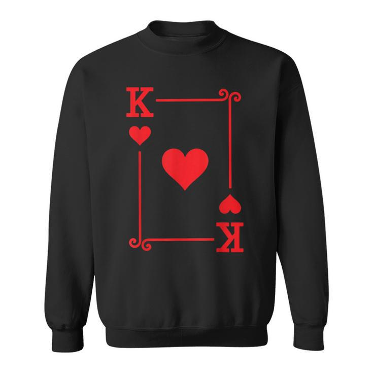 King Hearts Card Costume Playing Cards King Hearts Sweatshirt