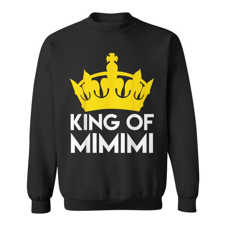 King Of Mimimi Statement Ironie Slogan Sweatshirt