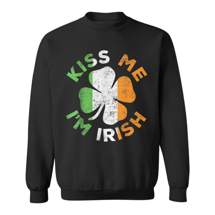 Kiss Me I'm Irish Saint Patrick Day Sweatshirt