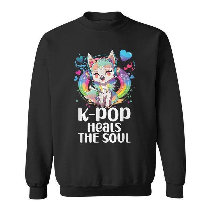 Kpop Items Bias Wolf Korean Pop Merch K-Pop Merchandise Sweatshirt