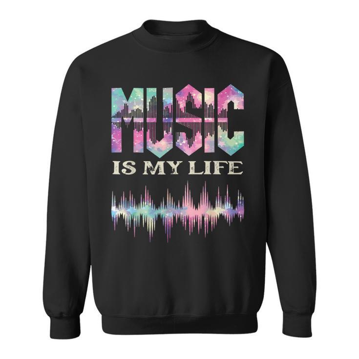 La Música Es Miida Ecualizador De Ondas Sonoras Dj Camisa de entrenamiento