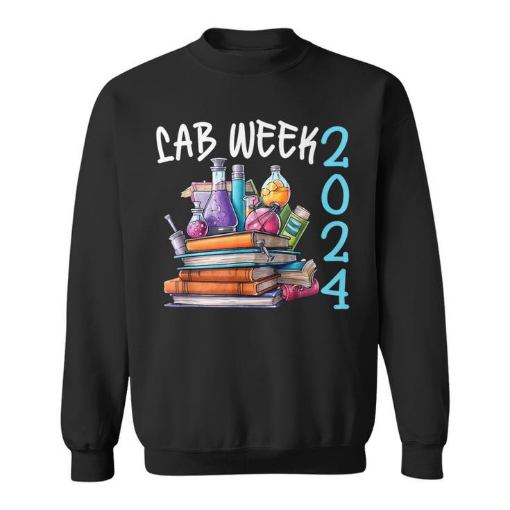 Lab Week 2024 Laboratory Worker Fun Technologist Fan Sweatshirt