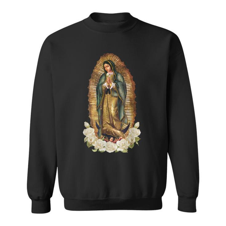 Our Lady Of Guadalupe Virgin Mary Catholic Saint Sweatshirt